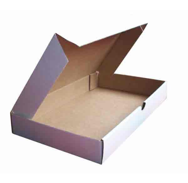белая картонная коробка чемодан